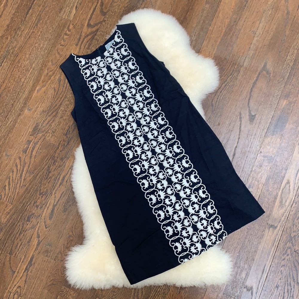 Embroidered A-Line Dress